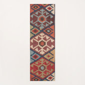 oosterse Antiek Perzische tapijtschelp Yogamat (Voorkant)