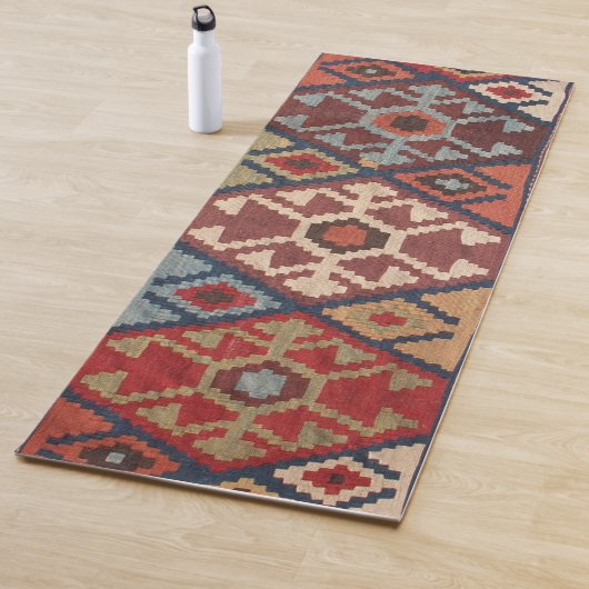 oosterse Antiek Perzische tapijtschelp Yogamat (In situ)