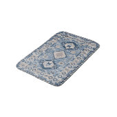 Oosterse Antieke Blauwe Kilim Vloerkleed Badmat (Gekanteld)