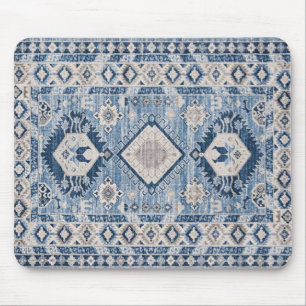 Oosterse antieke blauwe Kilim vloerkleed    Muismat