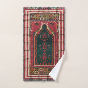 Oosterse Antieke Kilim Vloerkleed Bad Handdoek