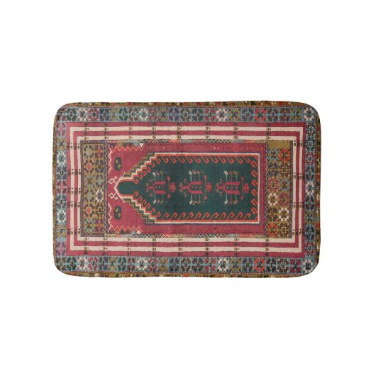 Oosterse Antieke Kilim Vloerkleed Badmat (Voorkant)