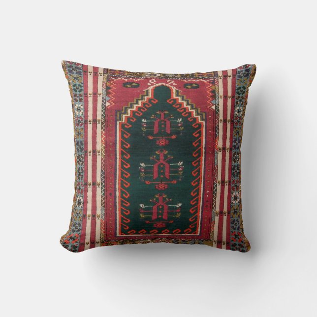 Oosterse Antieke Kilim Vloerkleed Kussen (Voorkant)