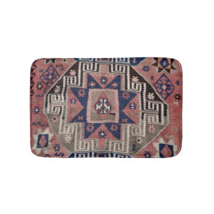 Oosterse Antieke Rode Kilim Vloerkleed Badmat