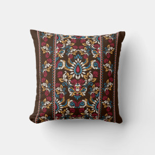 Oosterse Arabesque Ikat Floral Pattern Kussen