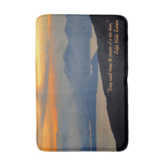 Oosterse avondmist badmat (Voorkant Verticaal)