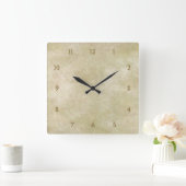 oosterse bamboe 1 vierkante klok (Huis)