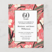 Oosterse bamboe japans bloem 60 Jubileum (Voorkant)