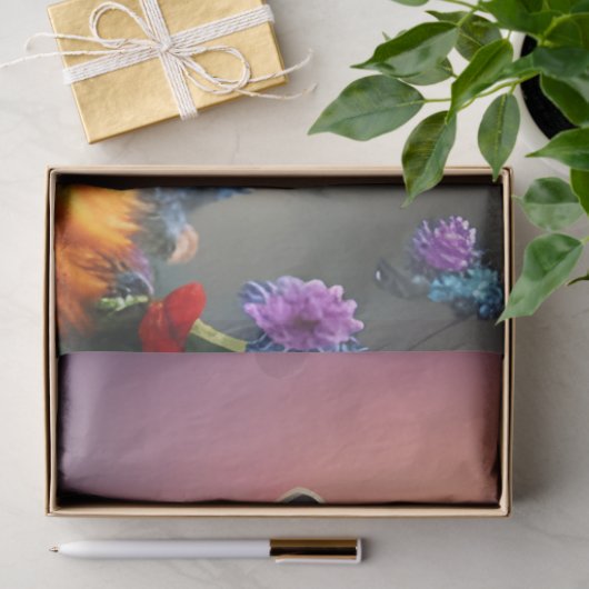 Oosterse blauwe kalicaanse wilde kat, Fantasy Tissuepapier (Geschenk)