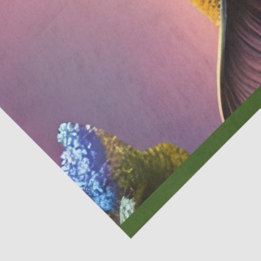 Oosterse blauwe kalicaanse wilde kat, Fantasy Tissuepapier (Detail)