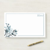 Oosterse bloem post-it® notes (Op bureau)