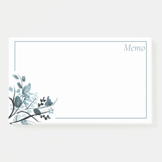 Oosterse bloem post-it® notes (Voorkant)