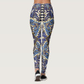 Oosterse Bloemen: tapijt Leggings (Achterkant)