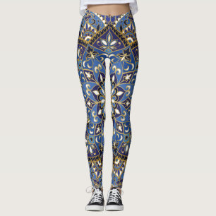Oosterse Bloemen:  tapijt Leggings