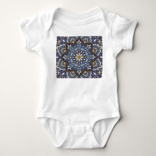 Oosterse Bloemen: tapijt Romper (Voorkant)