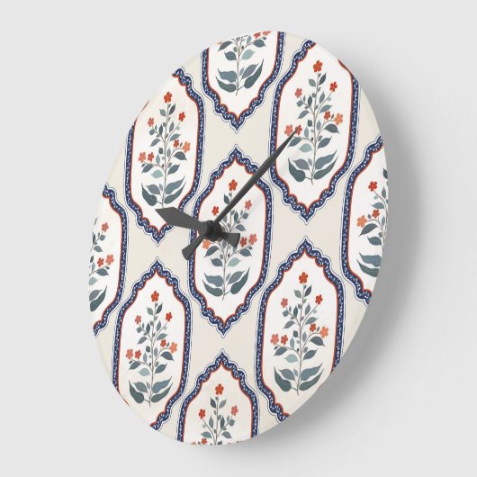 Oosterse bloementakken: Kalamkari Indisch. Grote Klok (Hoek)