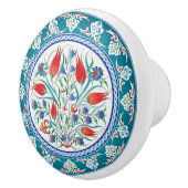 Oosterse bloemige keramische knop (Rechts)