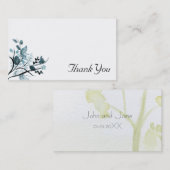 Oosterse bloesem Dank u Visitekaartje (Voorkant / Achterkant)