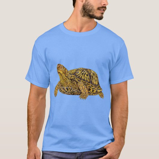 Oosterse Bourtle vintage T-shirt (Voorkant)