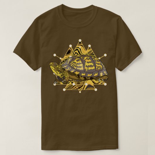 Oosterse box schildpad t-shirt (Design voorkant)
