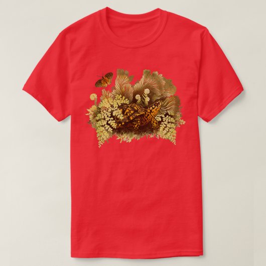 Oosterse box Turtle T-shirt (Design voorkant)