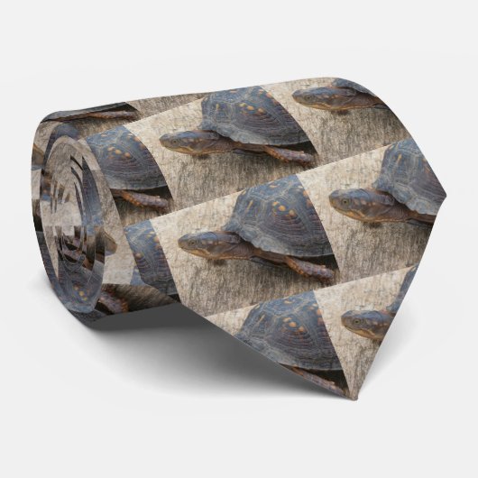 Oosterse boxschildpad (bedreigde soorten) stropdas (Opgerold)