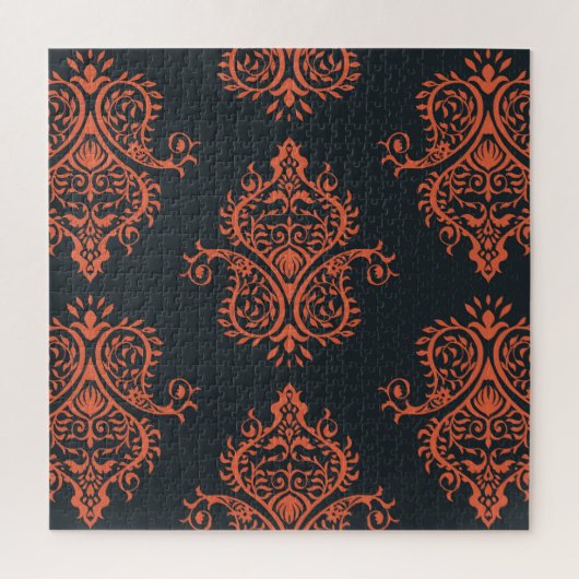 Oosterse damast: mediterraan patroon. legpuzzel (Verticaal)