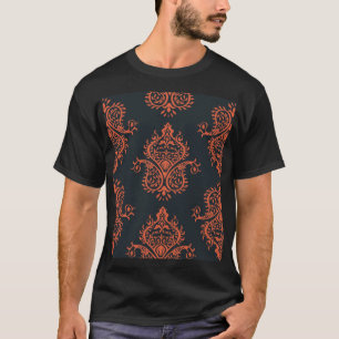 Oosterse damast: mediterraan patroon. t-shirt