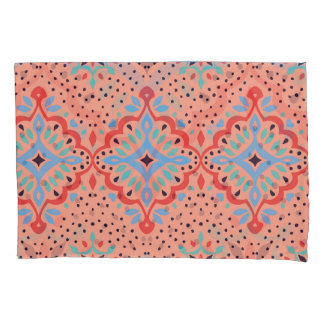 Oosterse damast, Talavera aardewerk patroon. Kussensloop