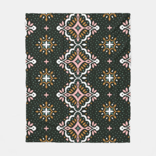 Oosterse damast: Talavera elegantie Fleece Deken
