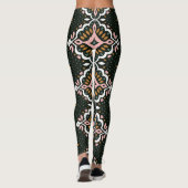 Oosterse damast: Talavera mozaïek. Leggings (Achterkant)