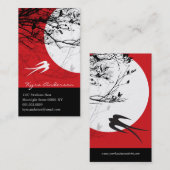 oosterse doorslikken in maanlicht moderne Latijns- Visitekaartje (Voorkant / Achterkant)