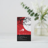 oosterse doorslikken in maanlicht moderne Latijns- Visitekaartje (Staand voorkant)