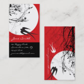 oosterse doorslikken in maanlicht moderne Latijns- Visitekaartje (Voorkant / Achterkant)