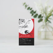 oosterse doorslikken in maanlicht moderne Latijns- Visitekaartje (Staand voorkant)