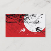 oosterse doorslikken in maanlicht moderne Latijns- Visitekaartje (Achterkant)