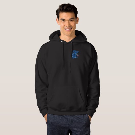 Oosterse draken hoodie (Voorkant volledig)