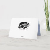 Oosterse drakenomgeving feestdagen kaart (Achterkant)