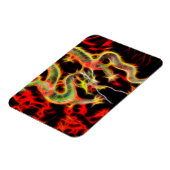 Oosterse Drakenvuur op Geluksenergie Magneet (Linkerzijde)