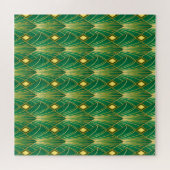 Oosterse Elegantie: Art Deco behang Legpuzzel (Horizontaal)