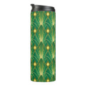 Oosterse Elegantie: Art Deco behang Thermosbeker (Geroteerd rechts)
