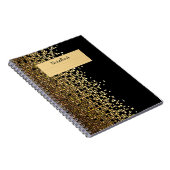 Oosterse elegantie - Notitieboek met gouden patron (Rechterzijde)