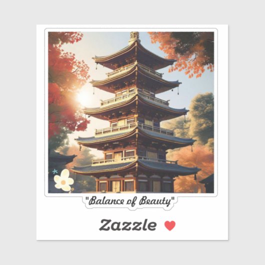 "Oosterse essentie" Sticker (Vel)