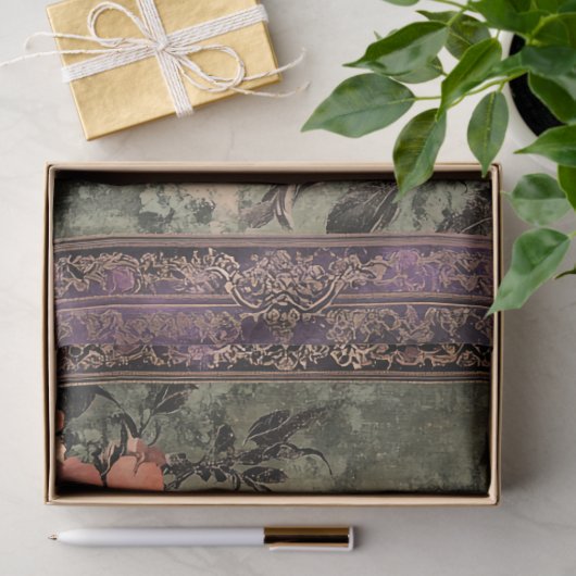 Oosterse esthetiek, Chinoiserie Bird & Floral Tissuepapier (Geschenk)