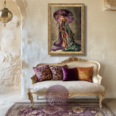 Oosterse esthetiek Japanse Geisha Portretkunst Tissuepapier