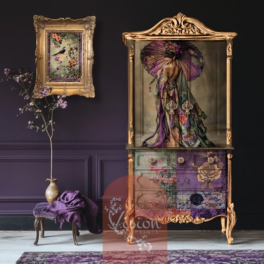 Oosterse esthetiek Japanse Geisha Portretkunst Tissuepapier