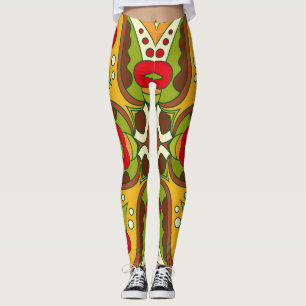Oosterse etnische stijl naadloos patroon leggings
