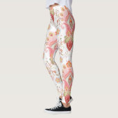 Oosterse flair: Damask Peacock Paisley Leggings (Links)