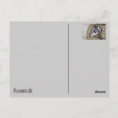 Oosterse galerie briefkaart (Achterkant)