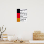 Oosterse galerij, Berlijnse muur, Herfst van, Poster (Keuken)